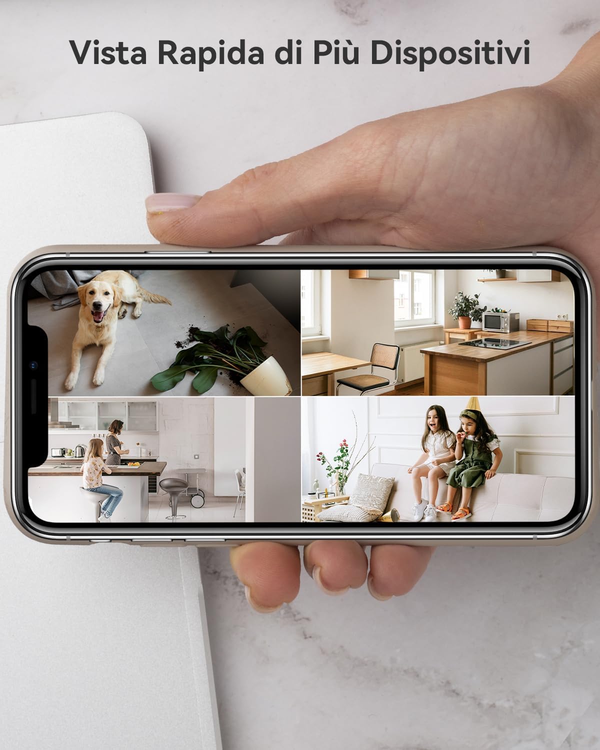 Imou Telecamera Wi-Fi Interno 2K Rex 3D 3MP - immagine 9