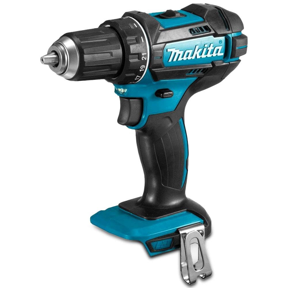 Makita DHP482Z - Trapano Combinato 18V 62 NM, Nero/Blu