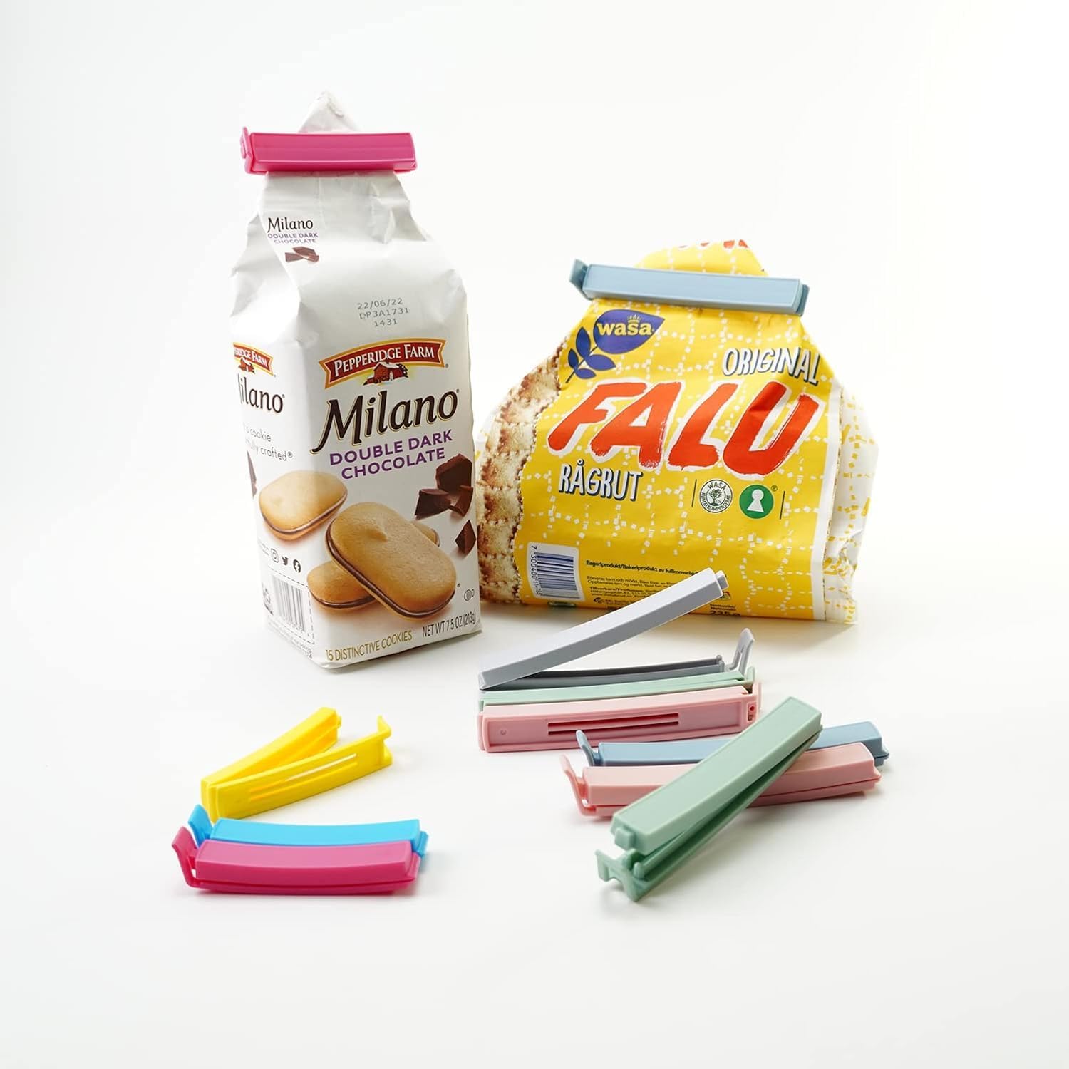 Mollette Chiudi Sacchetti Cucina 32 Pezzi - immagine 4