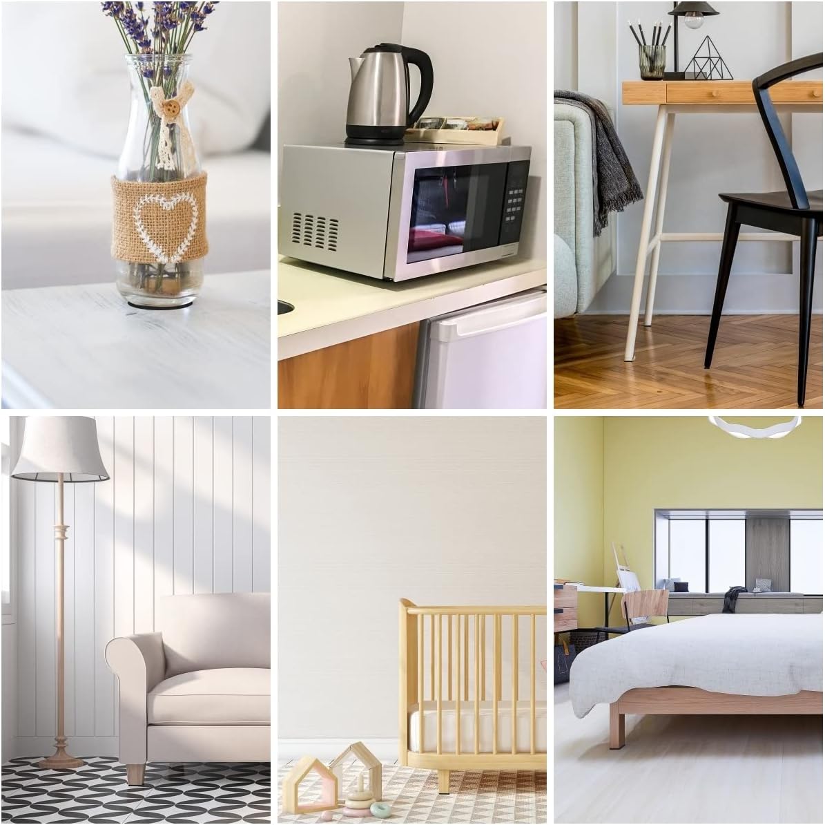 Vicloon Feltro Autoadesivo 120cm - 3 Rotoli, Nero - immagine 7