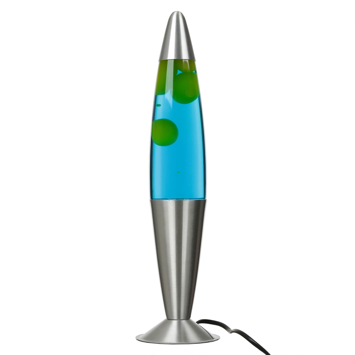 Lampada di Lava JENNY Blu Giallo Argento 42cm