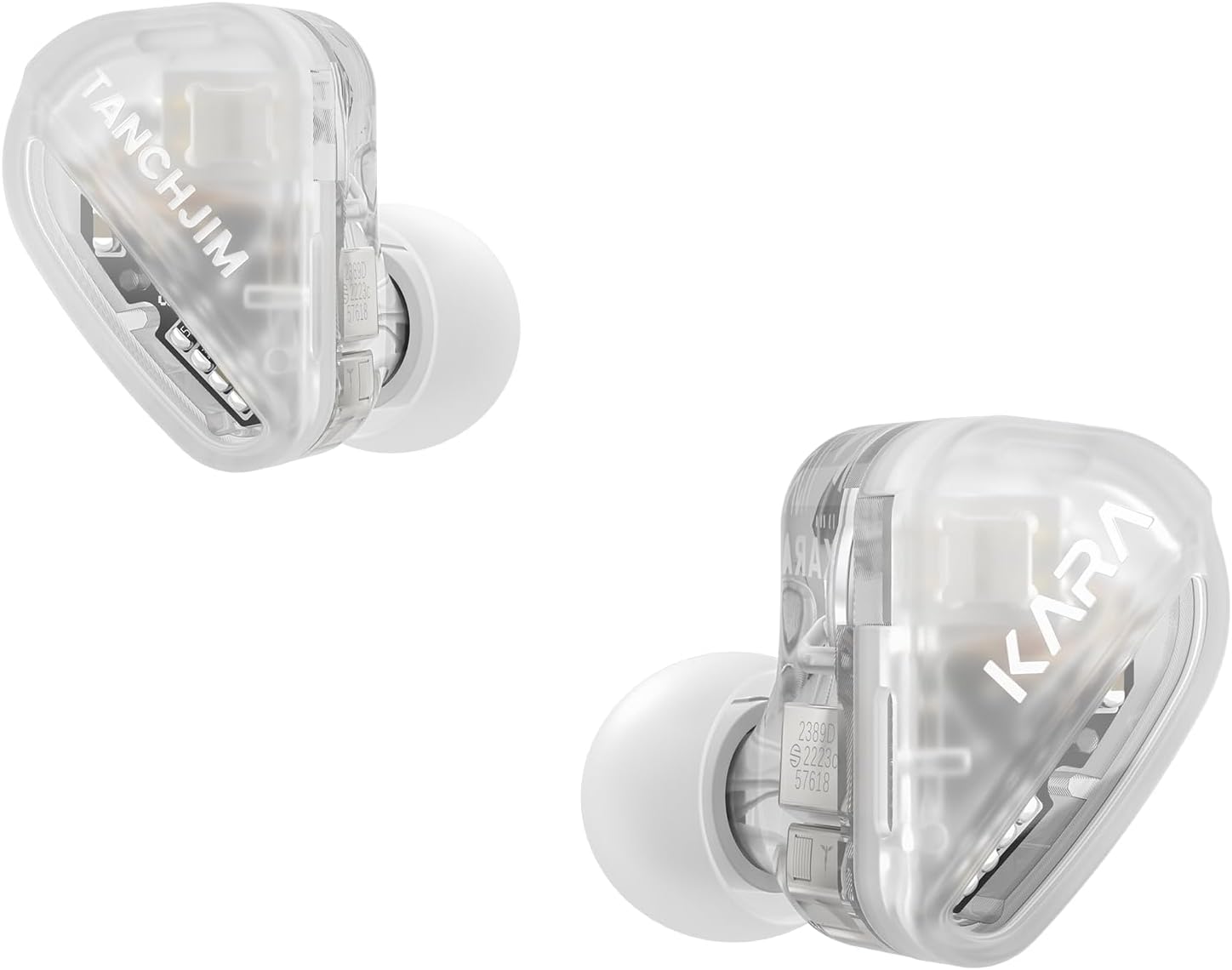 Tanchjim Kara Cuffie In-Ear HiFi Cablate, Bianco - immagine 2