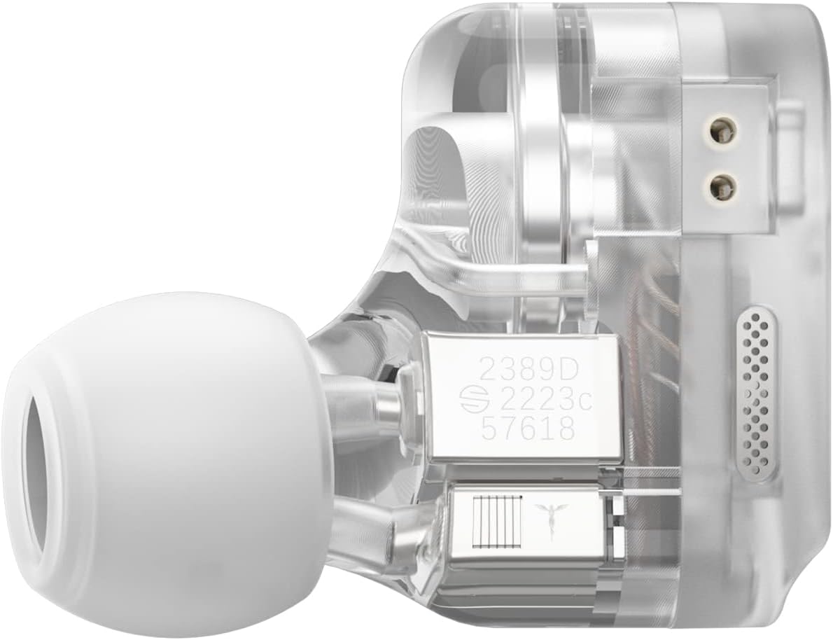 Tanchjim Kara Cuffie In-Ear HiFi Cablate, Bianco - immagine 4