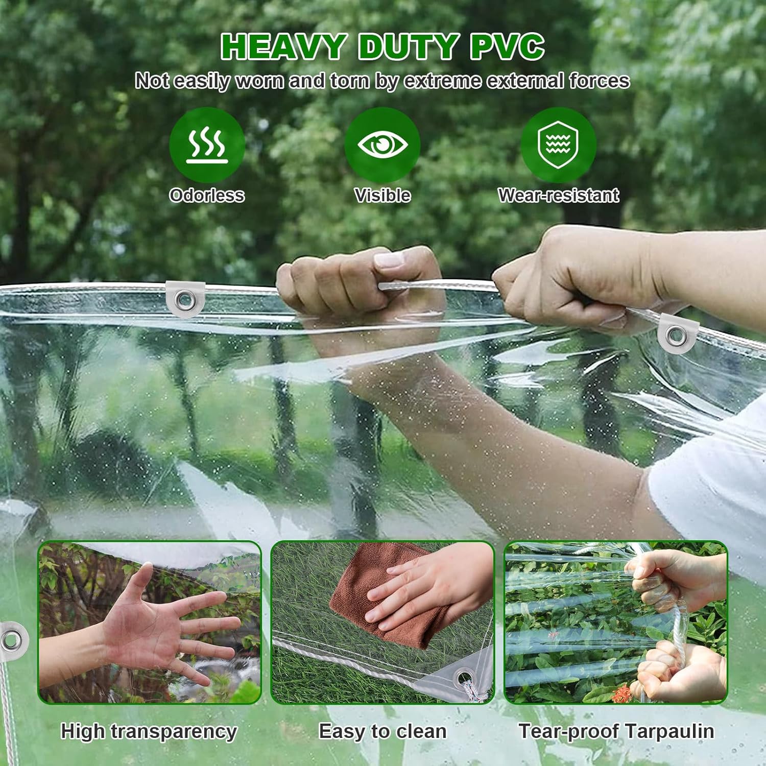 Telo Telone Impermeabile Esterno Occhiellato 2x5m - immagine 4