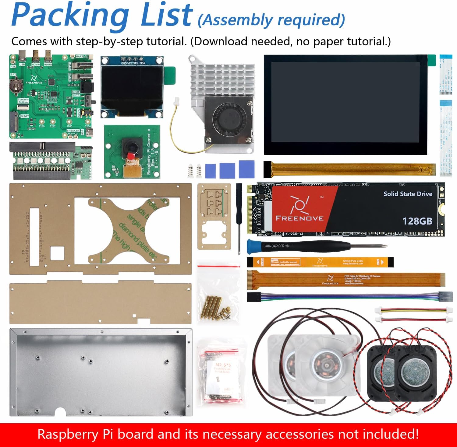 Freenove Computer Case Kit for Raspberry Pi 5 - immagine 2