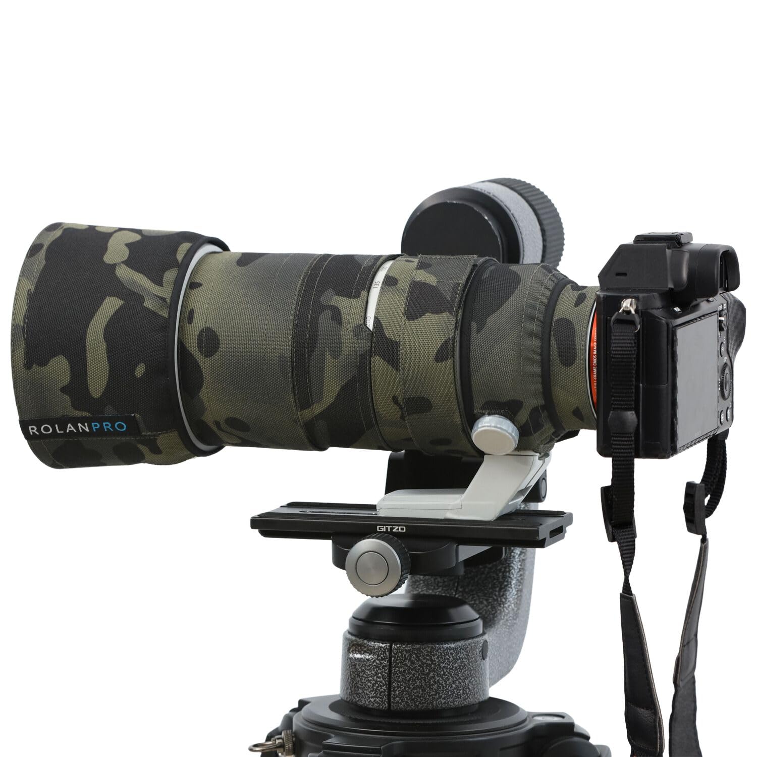 Rolanpro Copriobiettivo Mimetico per Sony FE 70-200mm