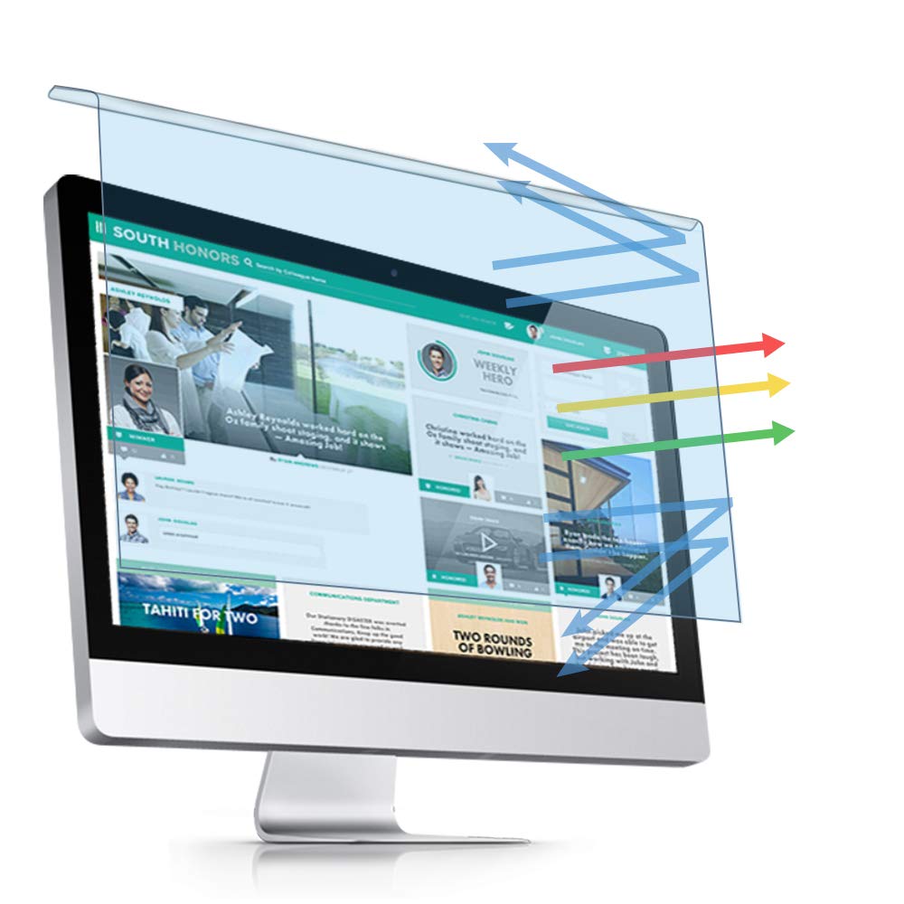 Pacebid Filtro Anti Luce Blu per Monitor 23-24 Pollici