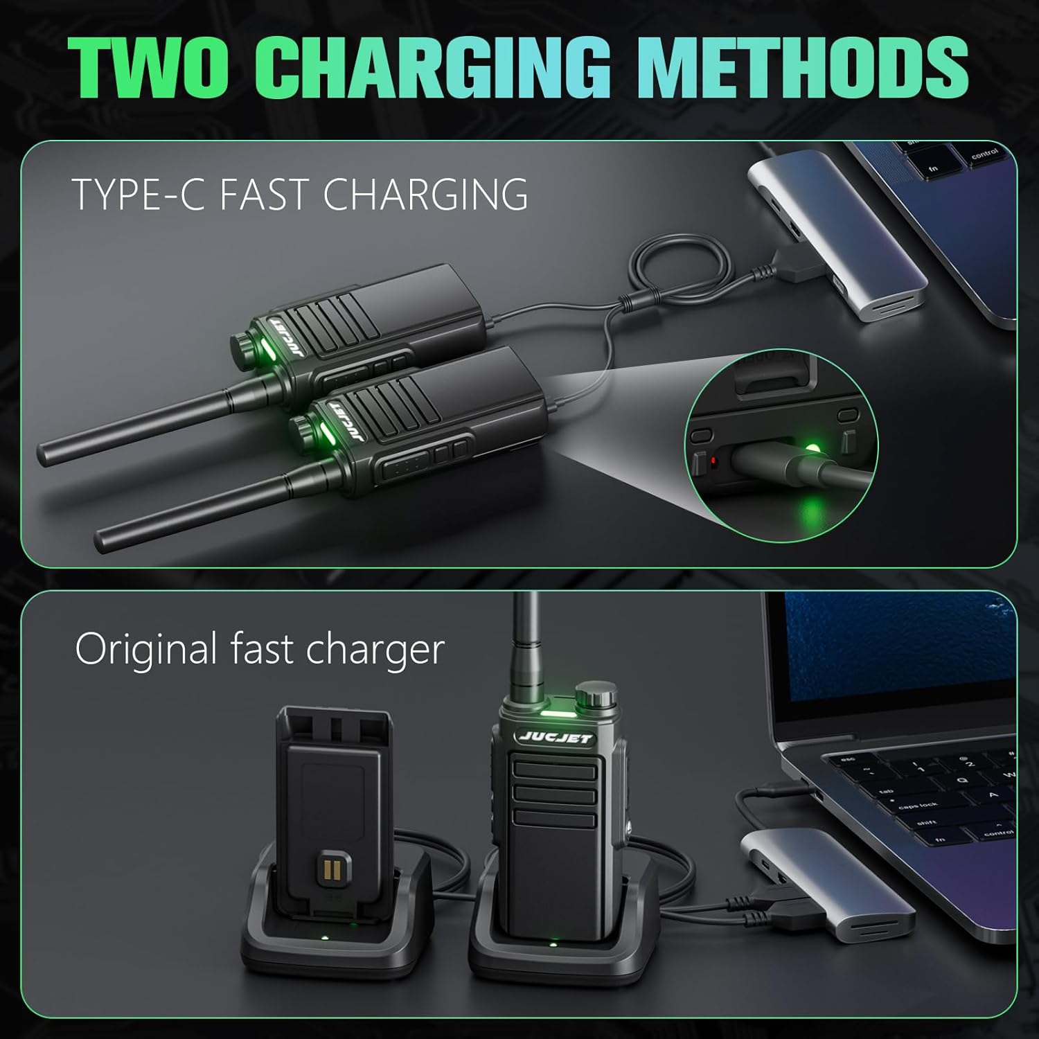 Jucjet EP31 Walkie-Talkie PMR446 (4 Pcs) - immagine 3