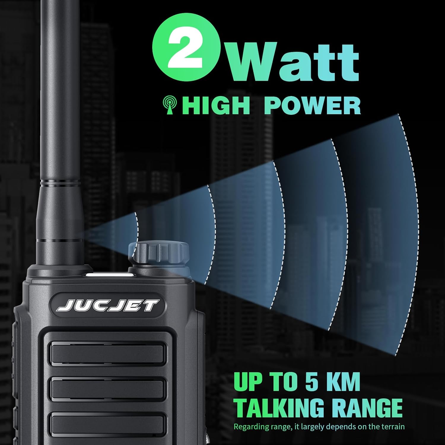 Jucjet EP31 Walkie-Talkie PMR446 (4 Pcs) - immagine 5