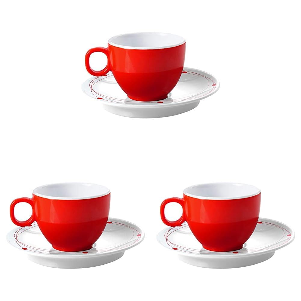 BRUNNER Cosmic Melamine Antislip (tazzina Espresso) (Confezione da 3)