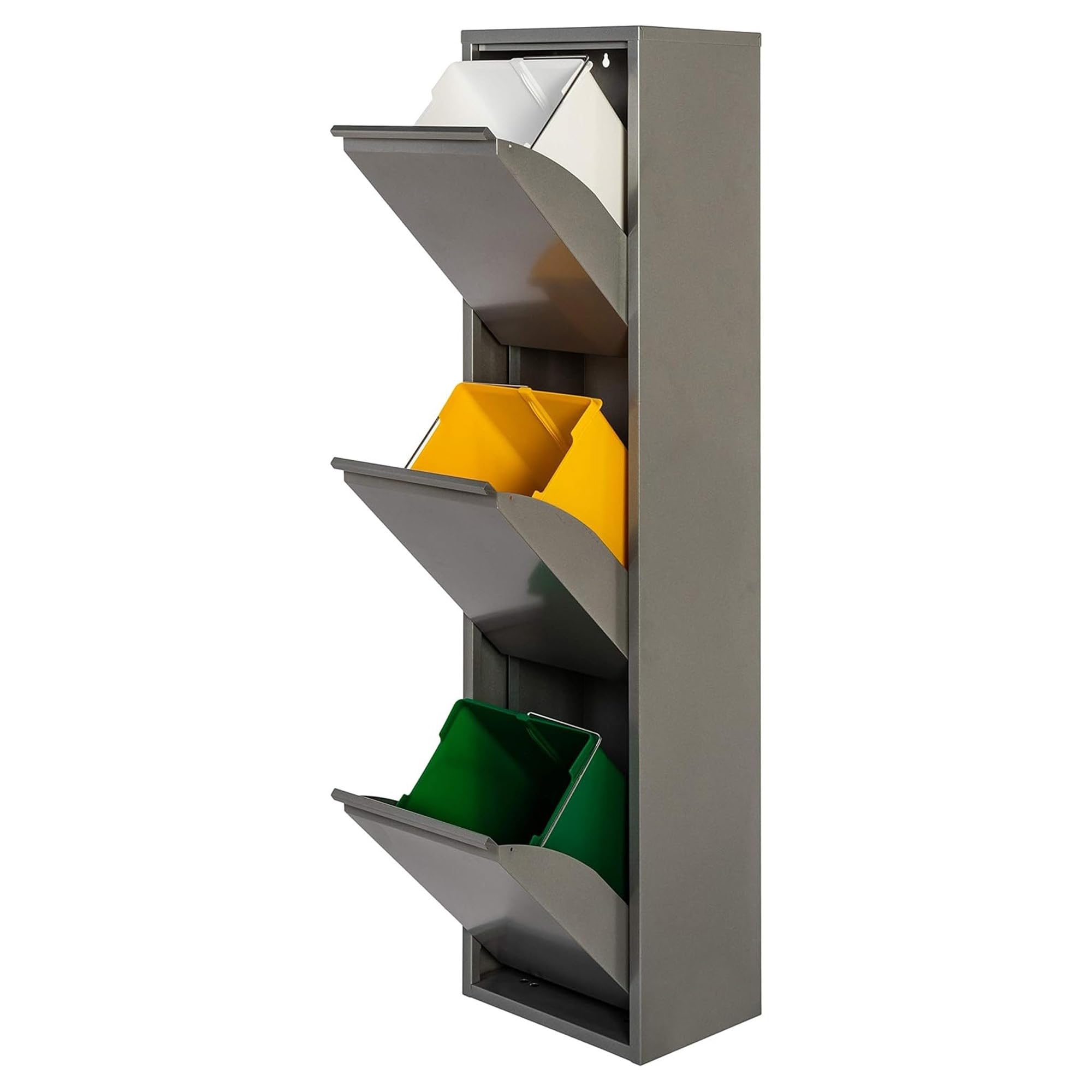 Well Home Mobiliario & Decoración Pattumiera 3 Scomparti