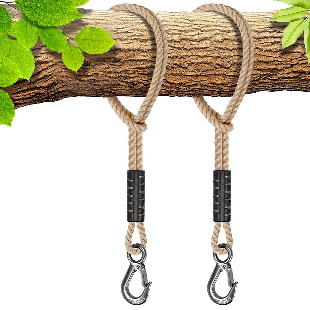 Benelabel Corde Sospensione Amaca 0,5m con Gancio