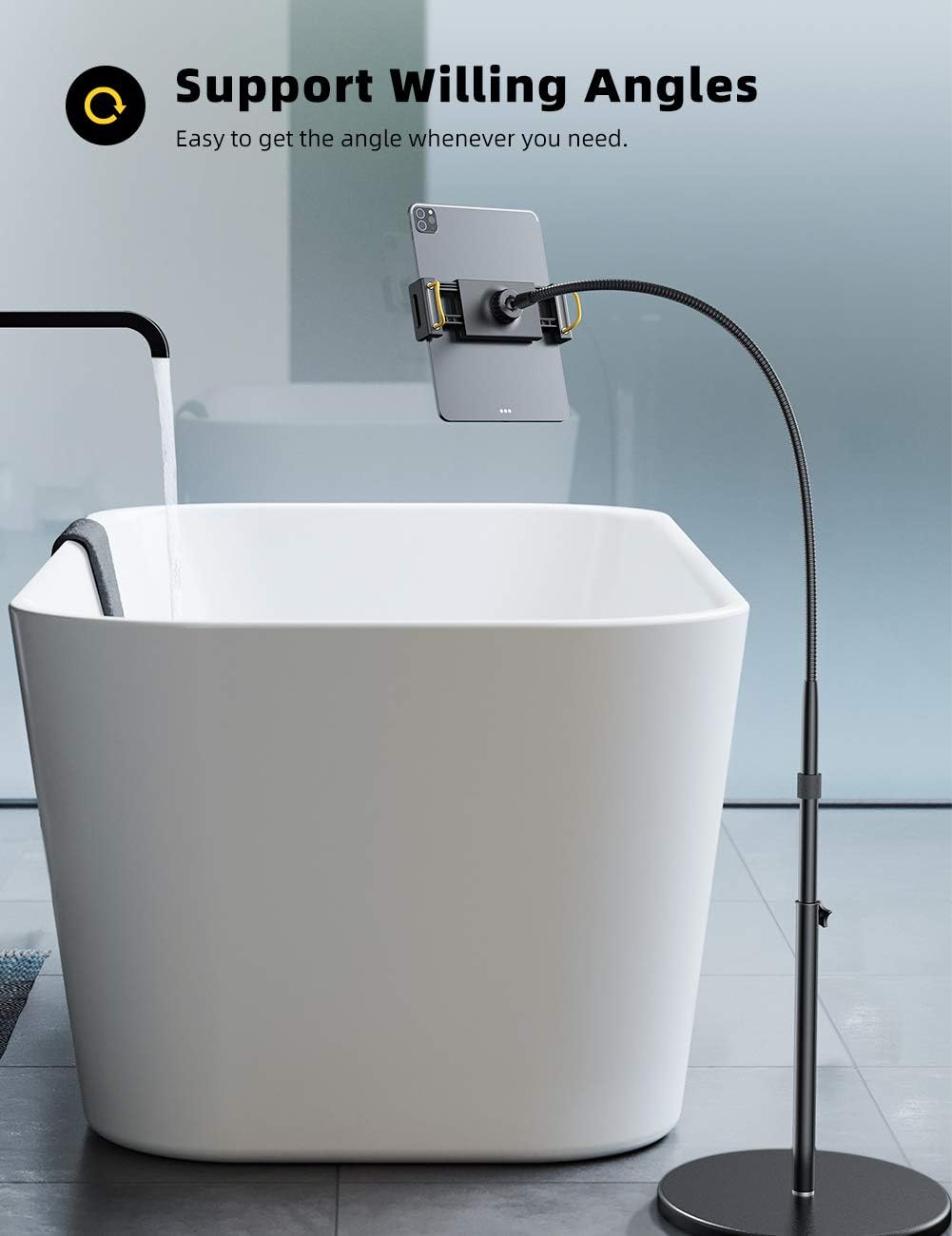 Lamicall Supporto Tablet da Pavimento con Collo di Cigno - immagine 2