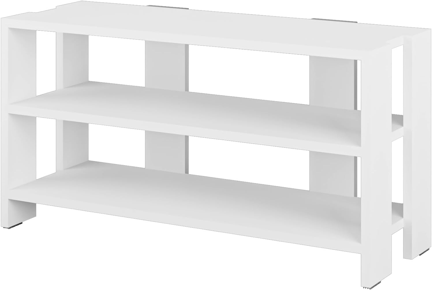 Banco Zapatero con 2 Estantes, Bianco - immagine 1