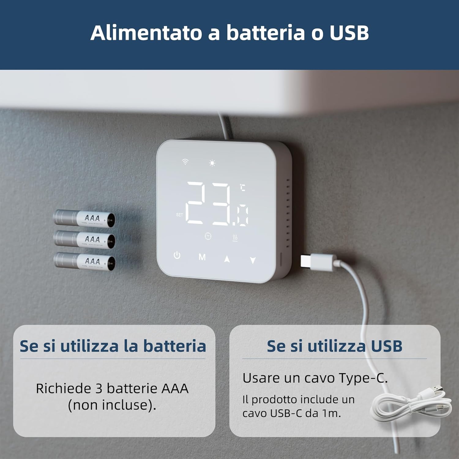 Termostato Wi-Fi Programmabile a 2 Fili - immagine 6