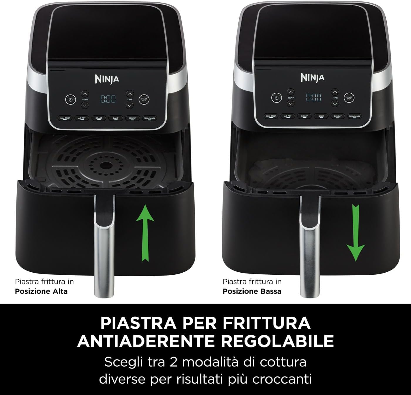 Ninja Friggitrice ad Aria MAX 6.2L Digitale, Grigio - immagine 3