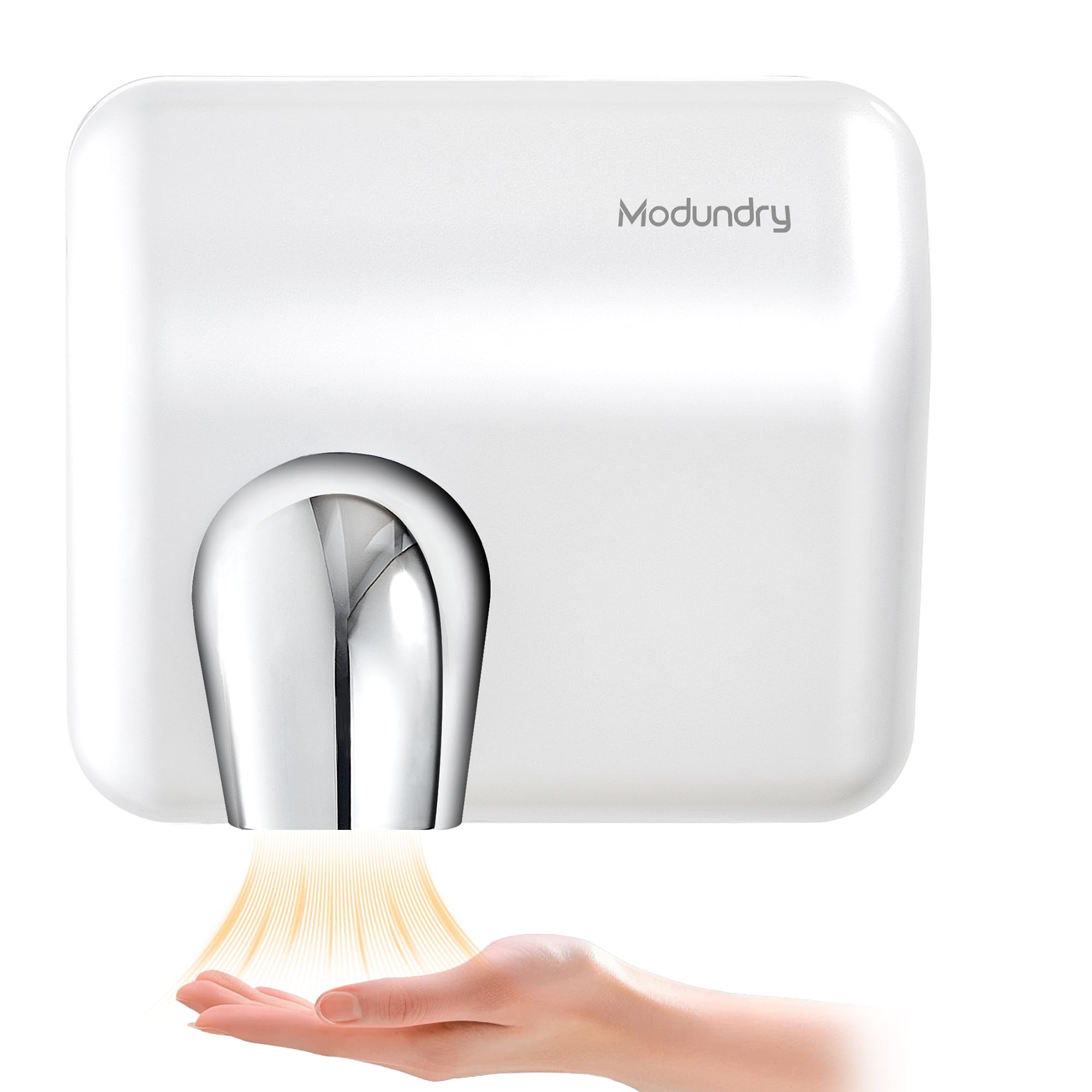 Asciugamani Elettrico da Muro Automatico 2300W Bianco