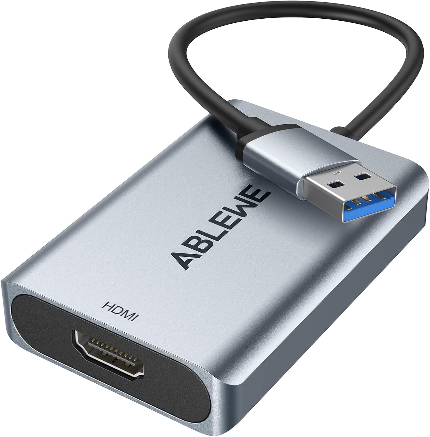 Ablewe Adattatore USB a HDMI in Alluminio - immagine 1
