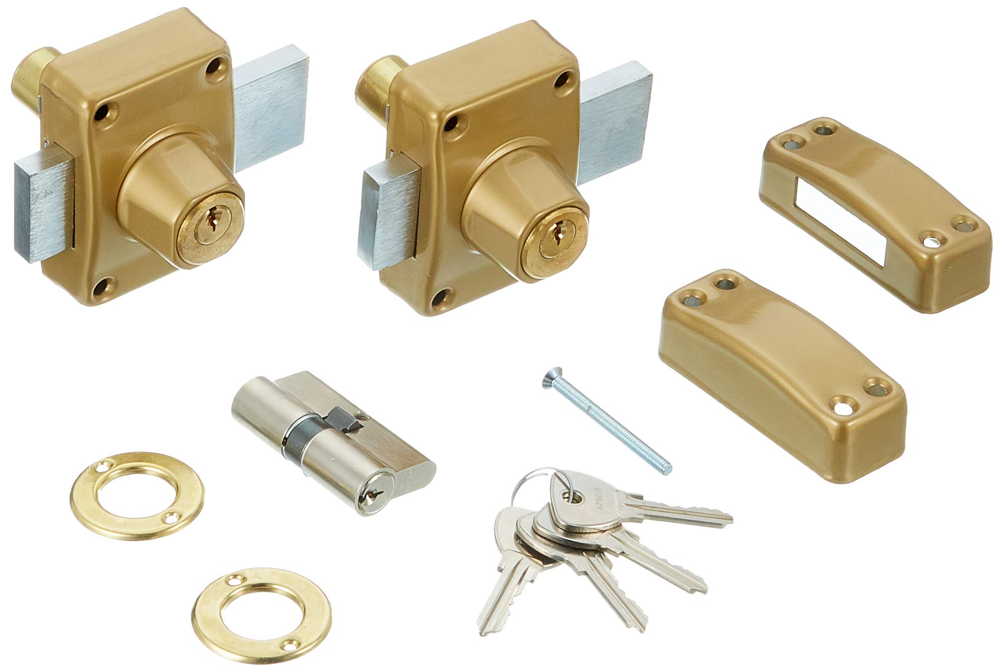 Bricard 1971 serratura 1952 con 1cilindro, oro, 1976