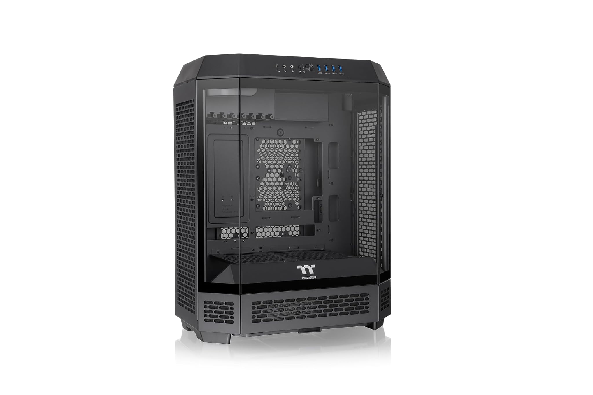 Thermaltake The Tower 600 Mid Tower Chassis | Hidden Connector | Black