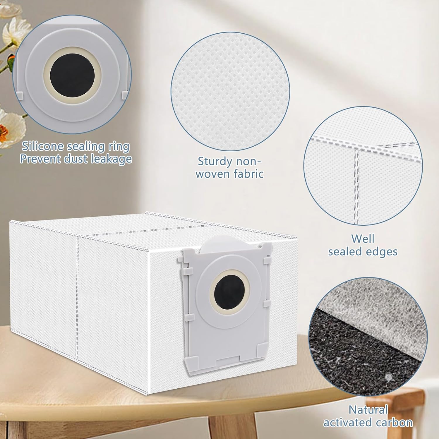 12 Sacchetti per Ecovacs DEEBOT X9 Pro/X8 Omni - immagine 3