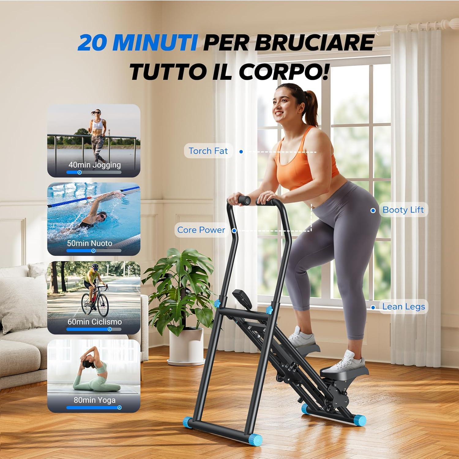 Merach Stepper Fitness 2025 Pro Pieghevole - immagine 6