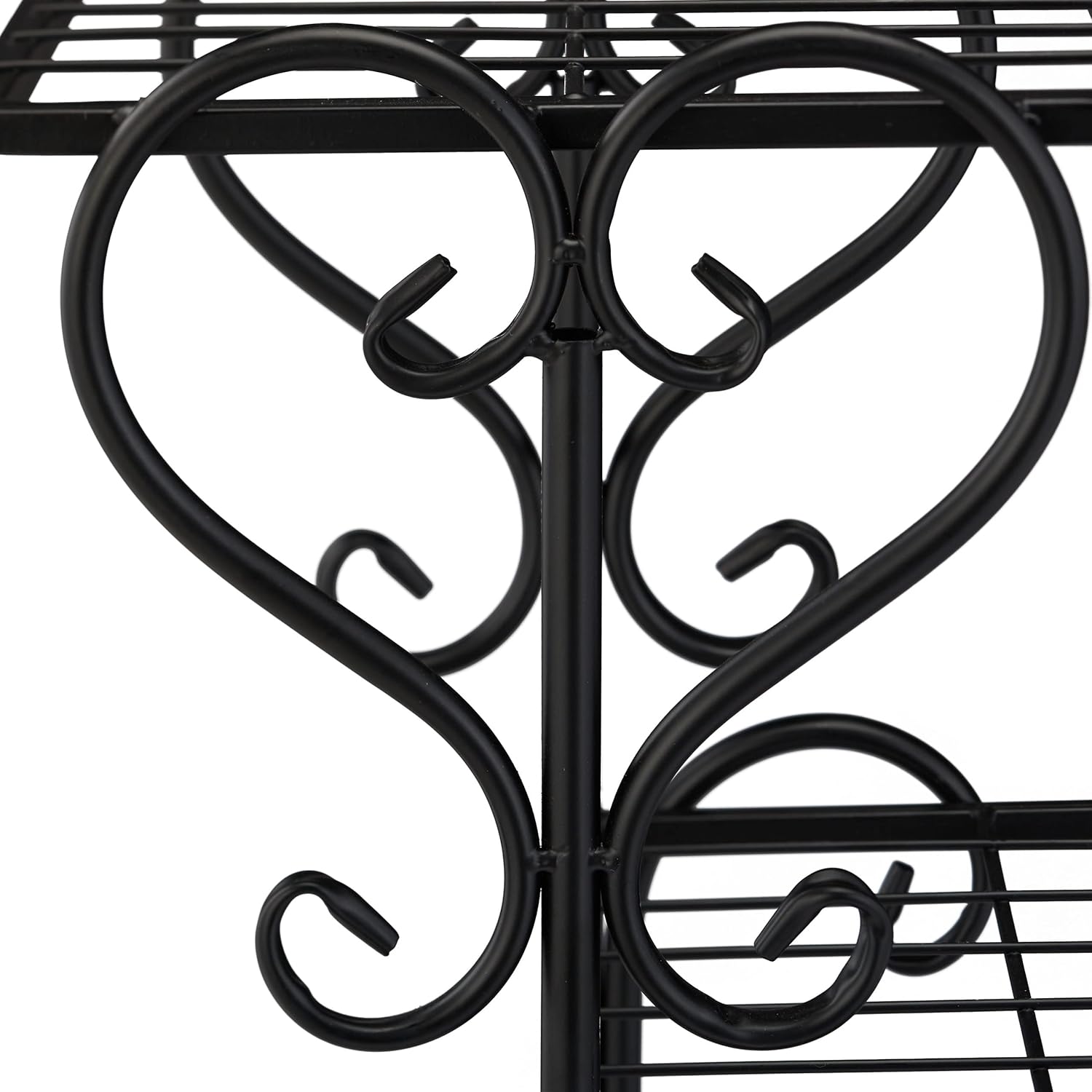 Relaxdays Scaffale Portavasi 5 Ripiani 75x56x23cm Nero - immagine 7