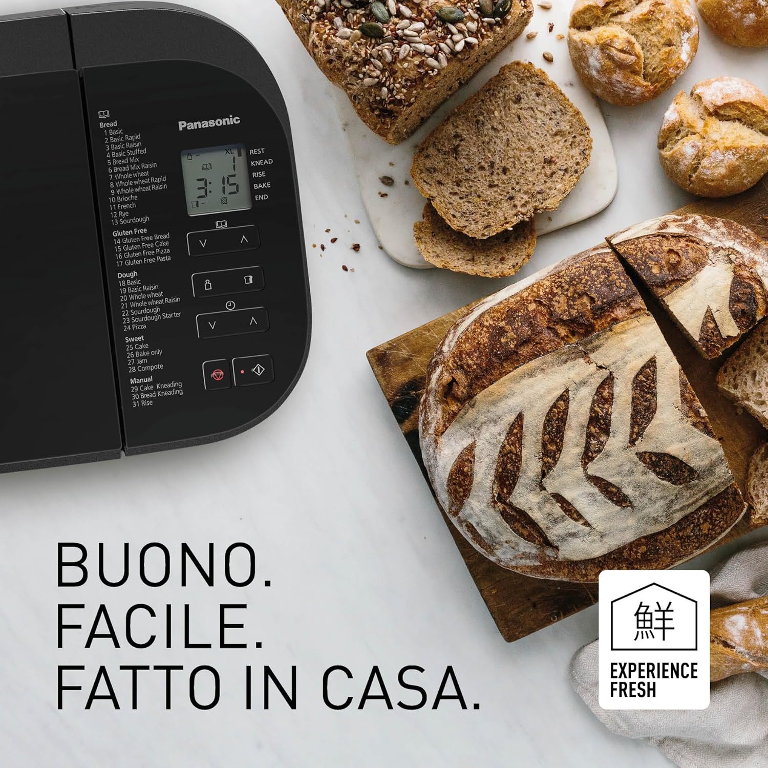 Panasonic SD-YR2550SXE Macchina per il Pane - immagine 2