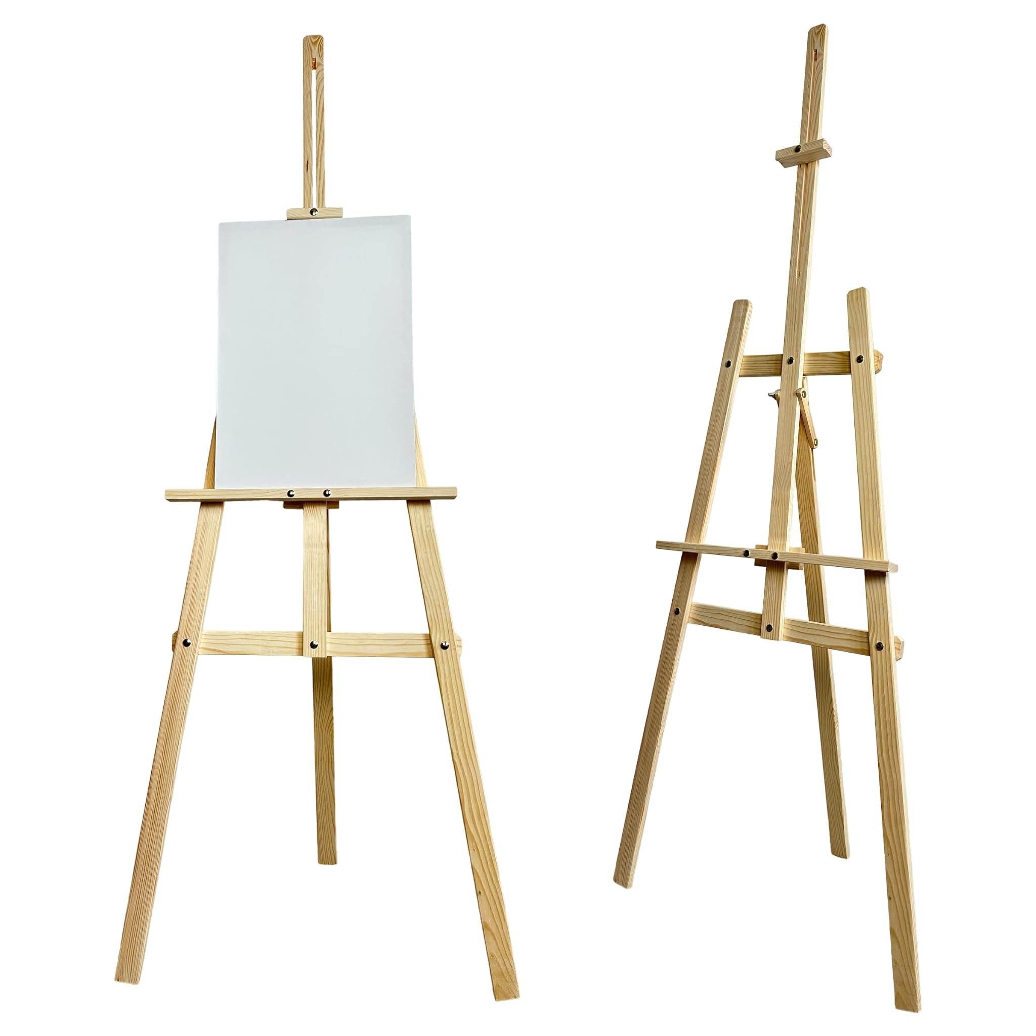 Cavalletto XXL in Legno di Pino 170cm per Tele fino a 100cm