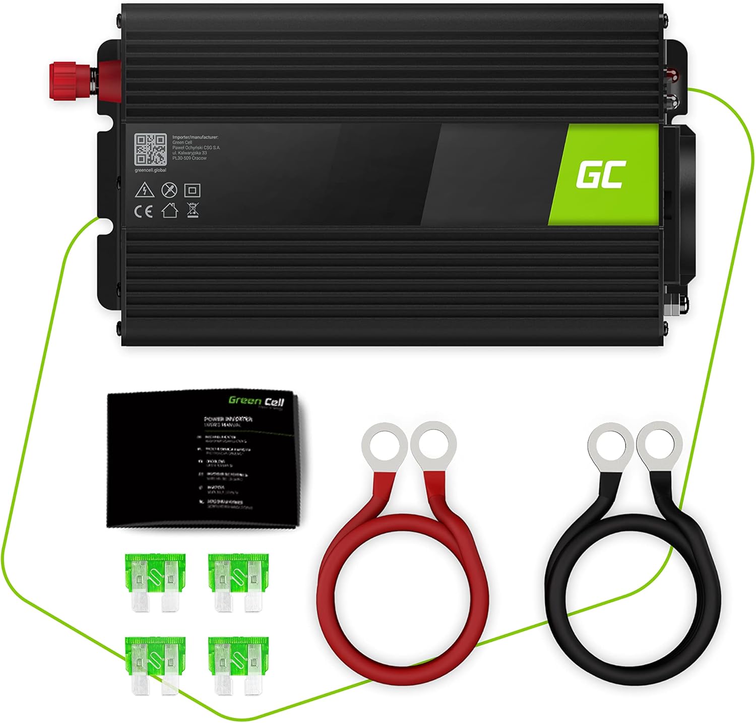 Green Cell Inverter 1000W/2000W 24V 220V Onda Modificata - immagine 7