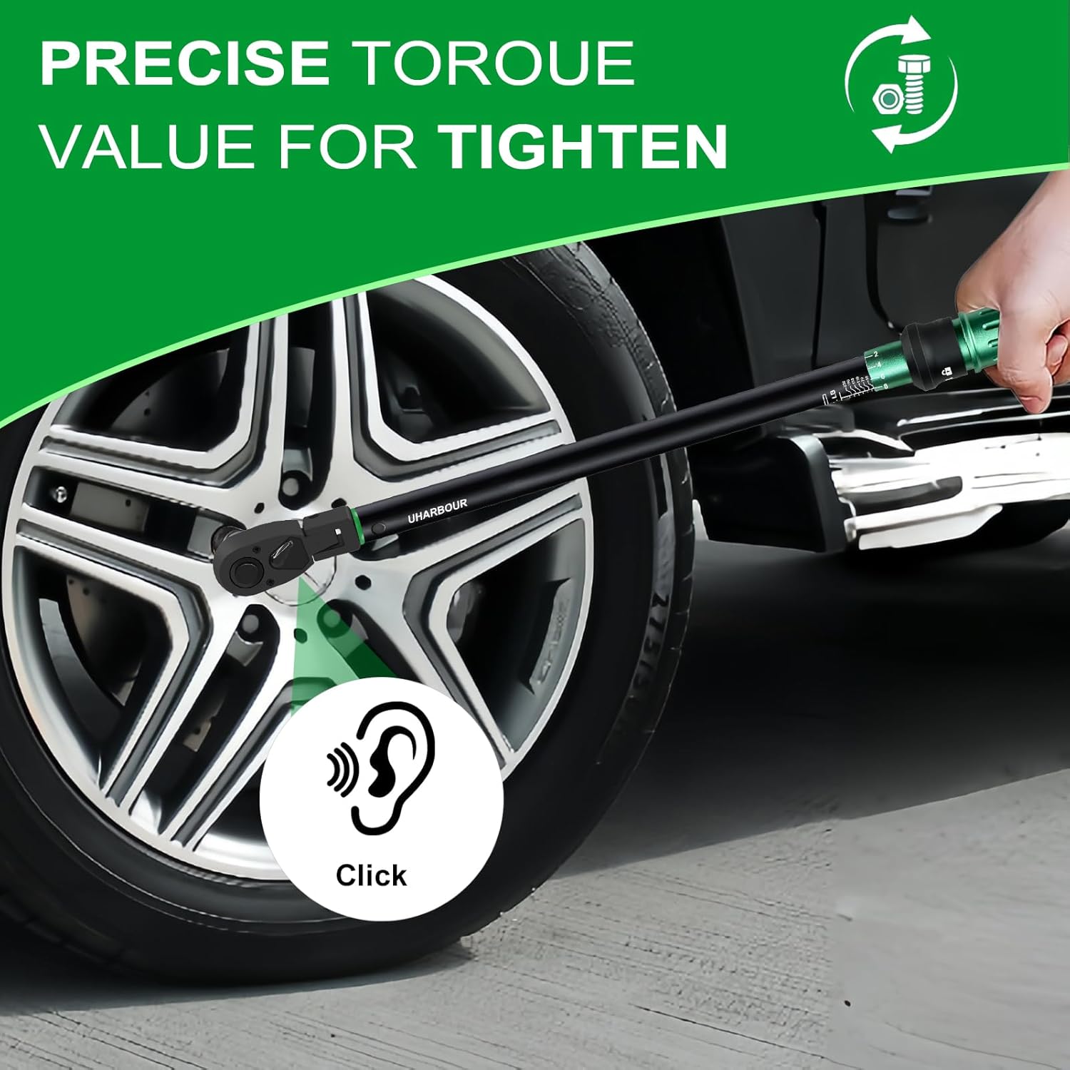 Uharbour Split Beam - Chiave Dinamometrica 1/2" - immagine 4