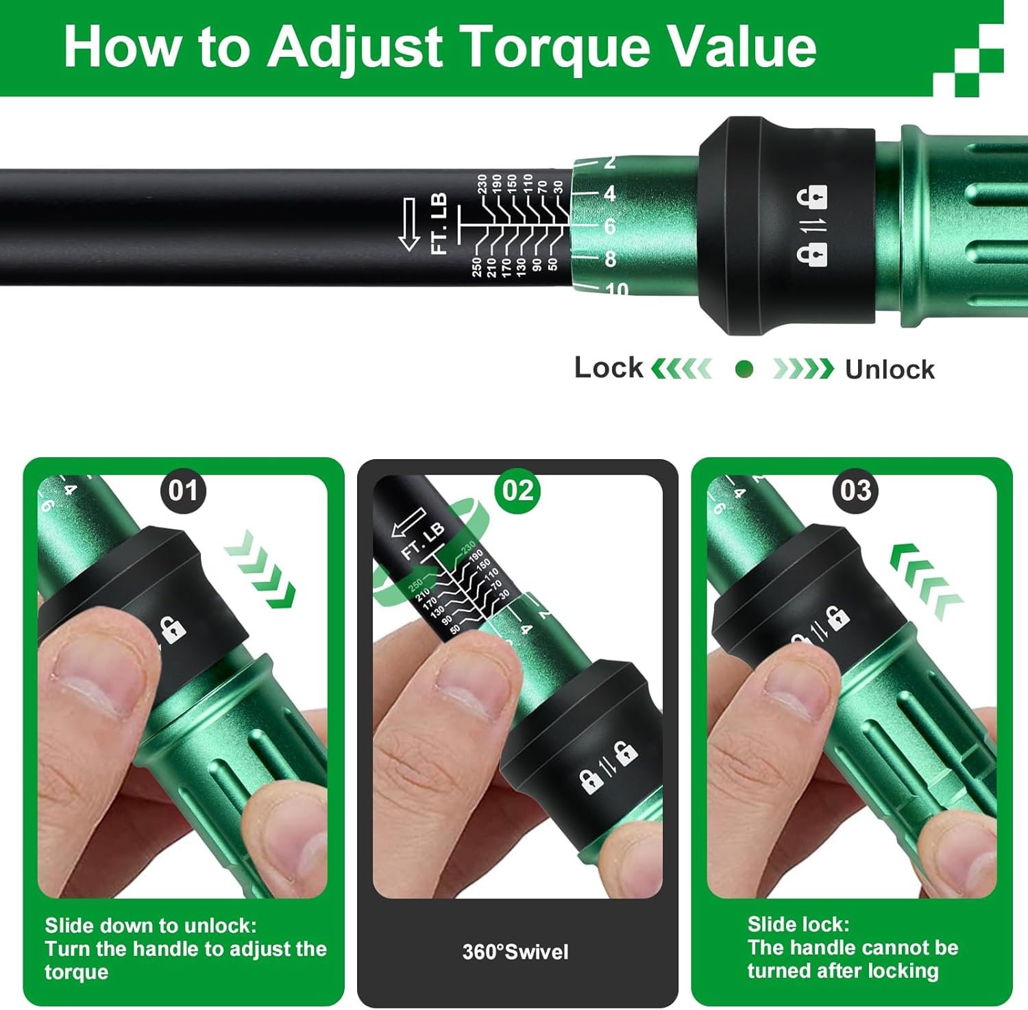 Uharbour Split Beam - Chiave Dinamometrica 1/2" - immagine 5