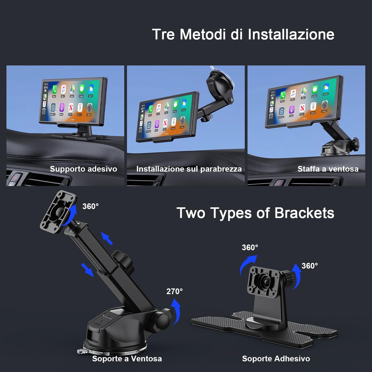 Avylet Schermo Auto 9.26" Wireless Carplay e Android Auto - immagine 10