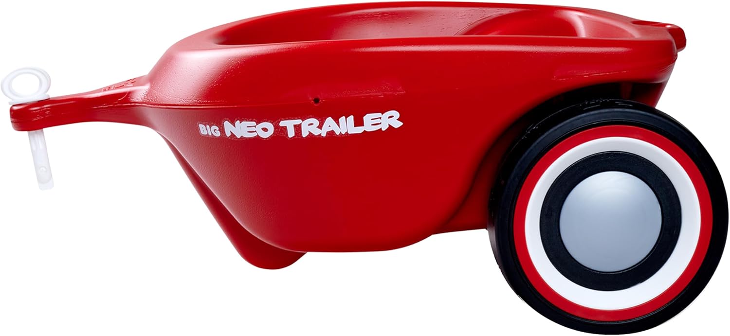 BIG-Bobby Neo Trailer - Rimorchio per Bobby Car, Rosso - immagine 2