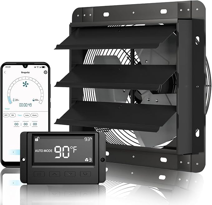 Brogachy Ventola Aspirazione Intelligente 300mm