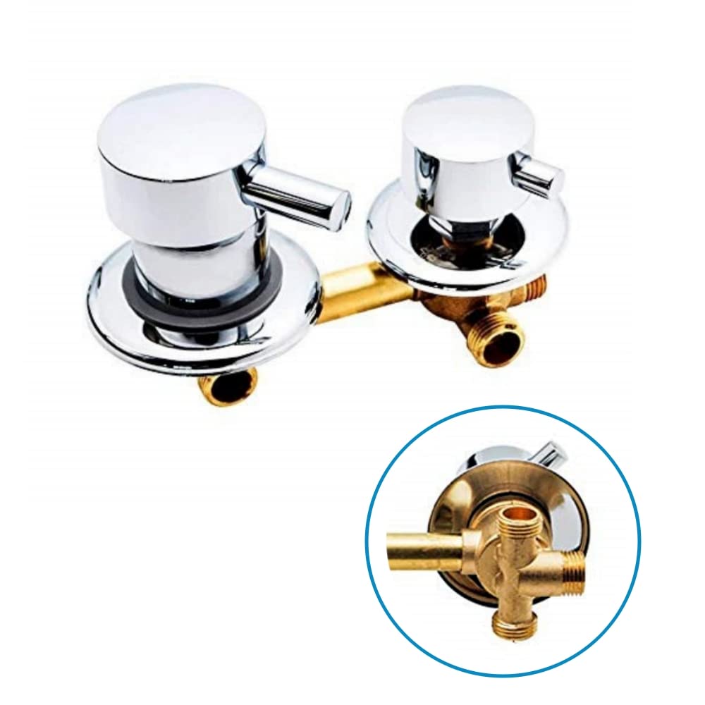 Afuder Rubinetto Doccia a Parete in Ottone Cromato