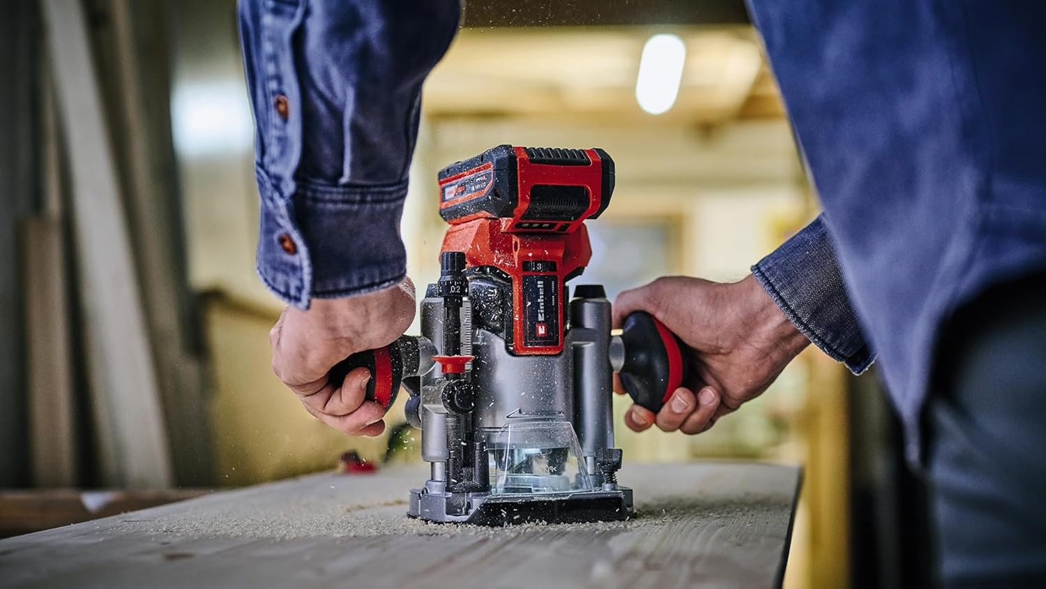 Einhell Set Fresatrice a Batteria TP-RO 18 Li BL-Solo - immagine 4