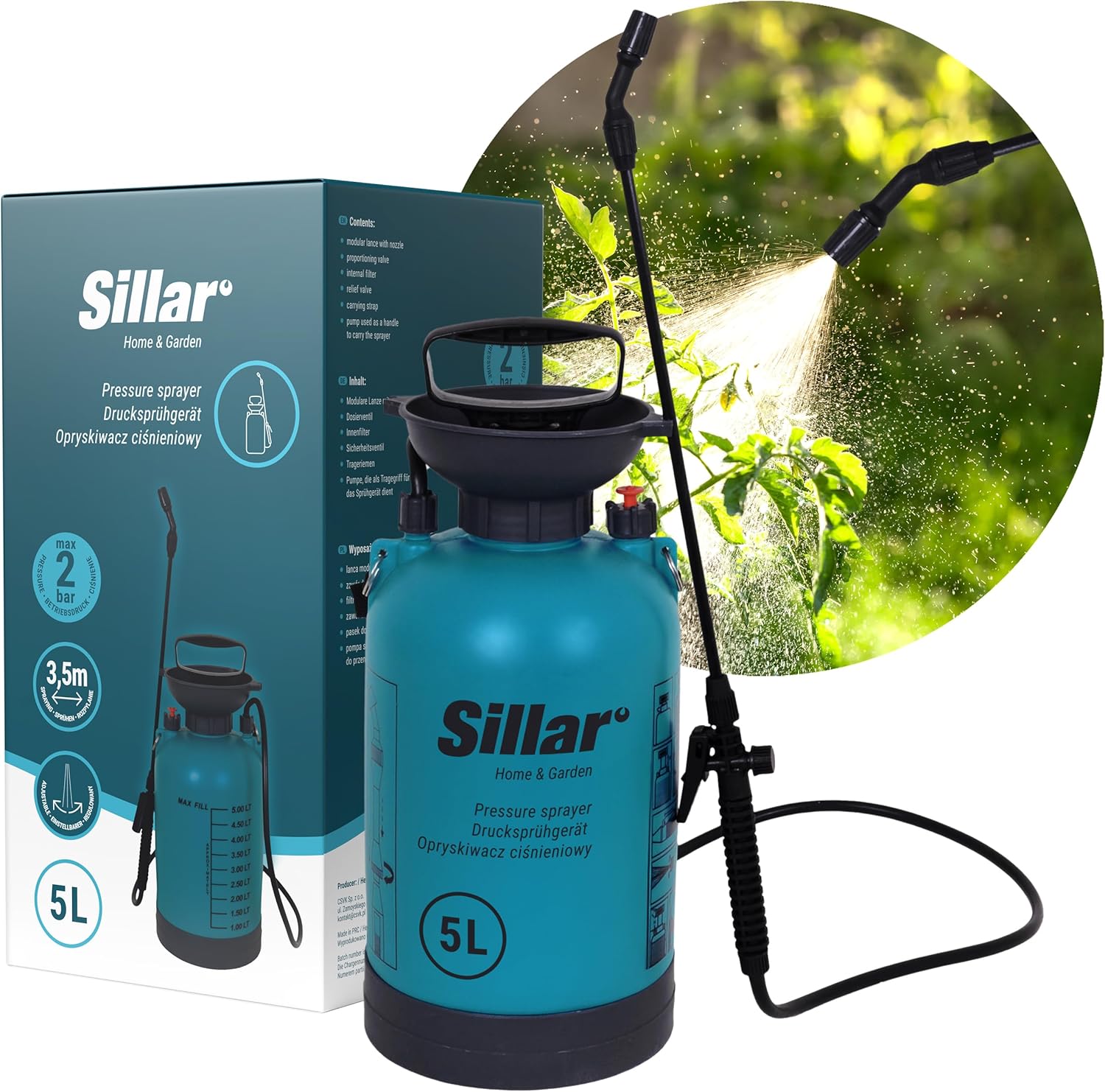 Sillar Irroratore a Pressione 5L - immagine 2