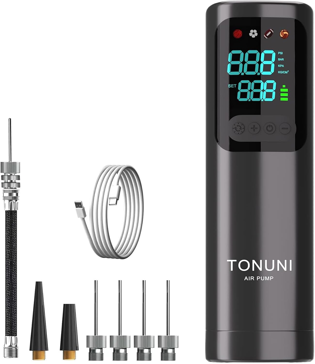 Pompa a Sfera Elettrica Portatile con Indicatore Digitale - immagine 1