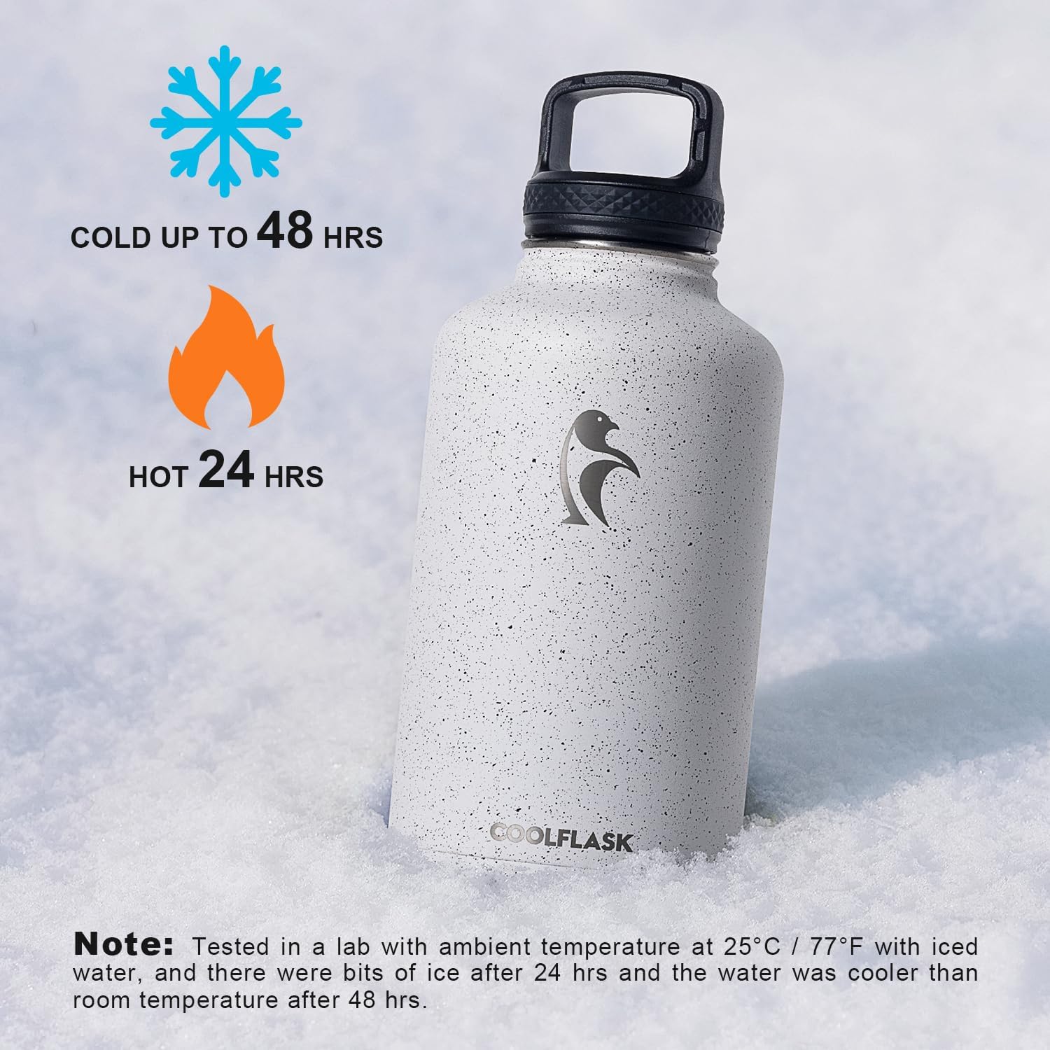Coolflask Borraccia Isolata 2L con Cannuccia - immagine 4