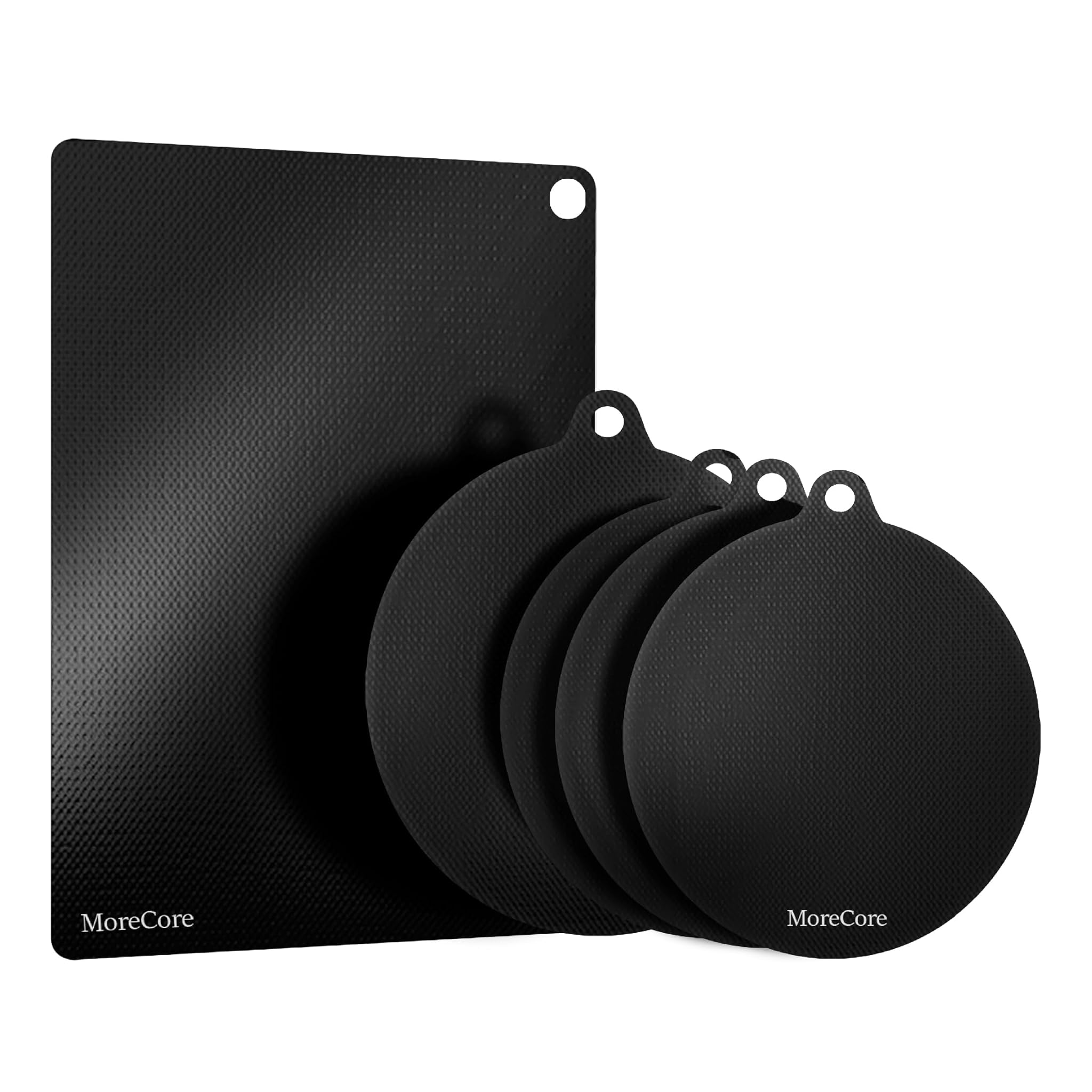 Morecore Protezione Piano Induzione - 5 Unità, Nero