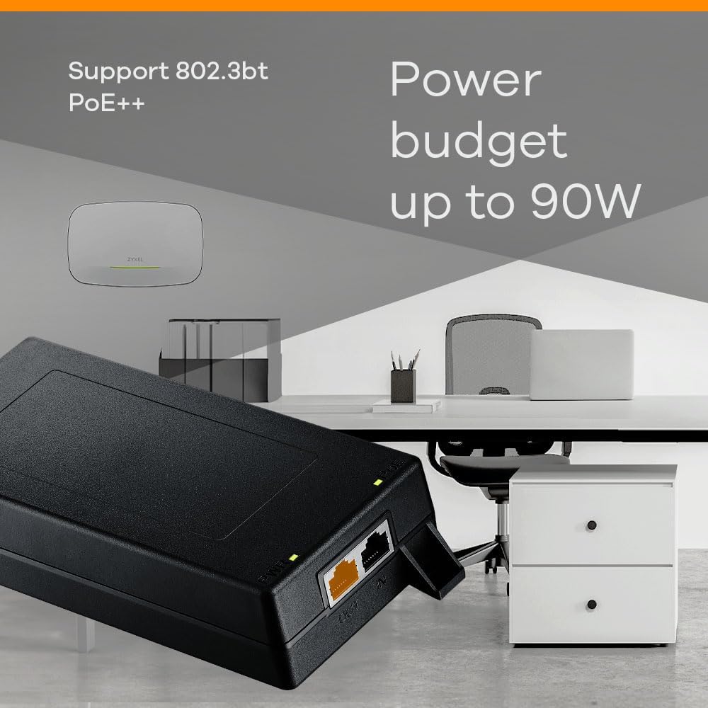 Zyxel Injector 1-10G MultiGig 802.3bt PoE++ - immagine 3