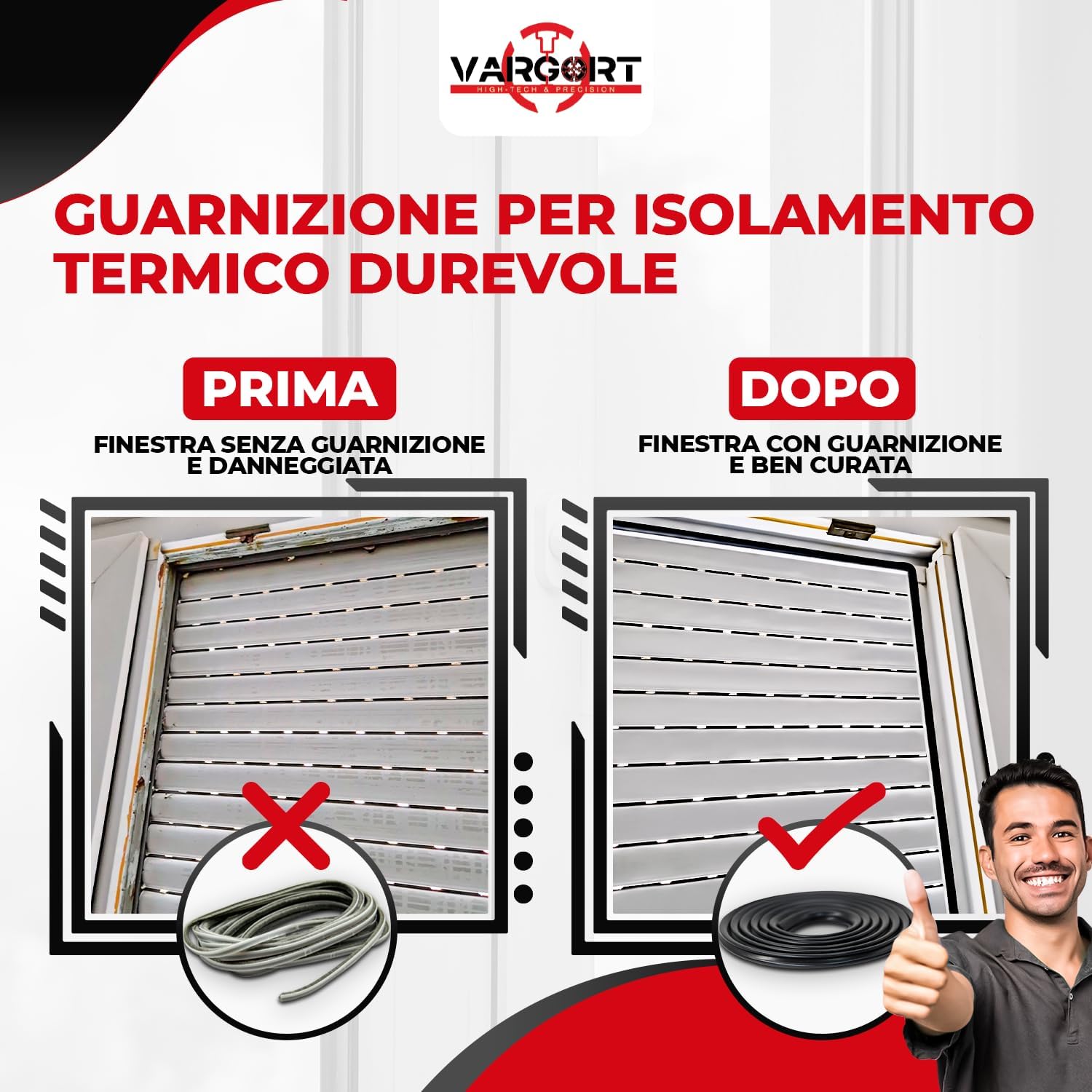 Paraspifferi S-1125 EPDM Nero 50m - immagine 5