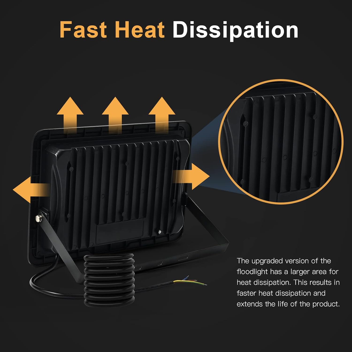 Faretto LED da Esterno 200W 20000LM IP66 - immagine 5