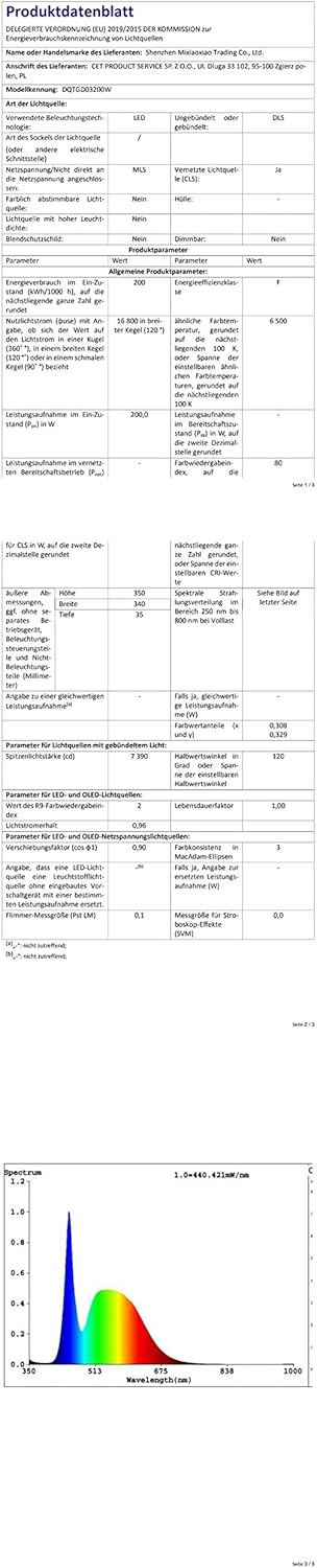 Faretto LED da Esterno 200W 20000LM IP66 - immagine 8