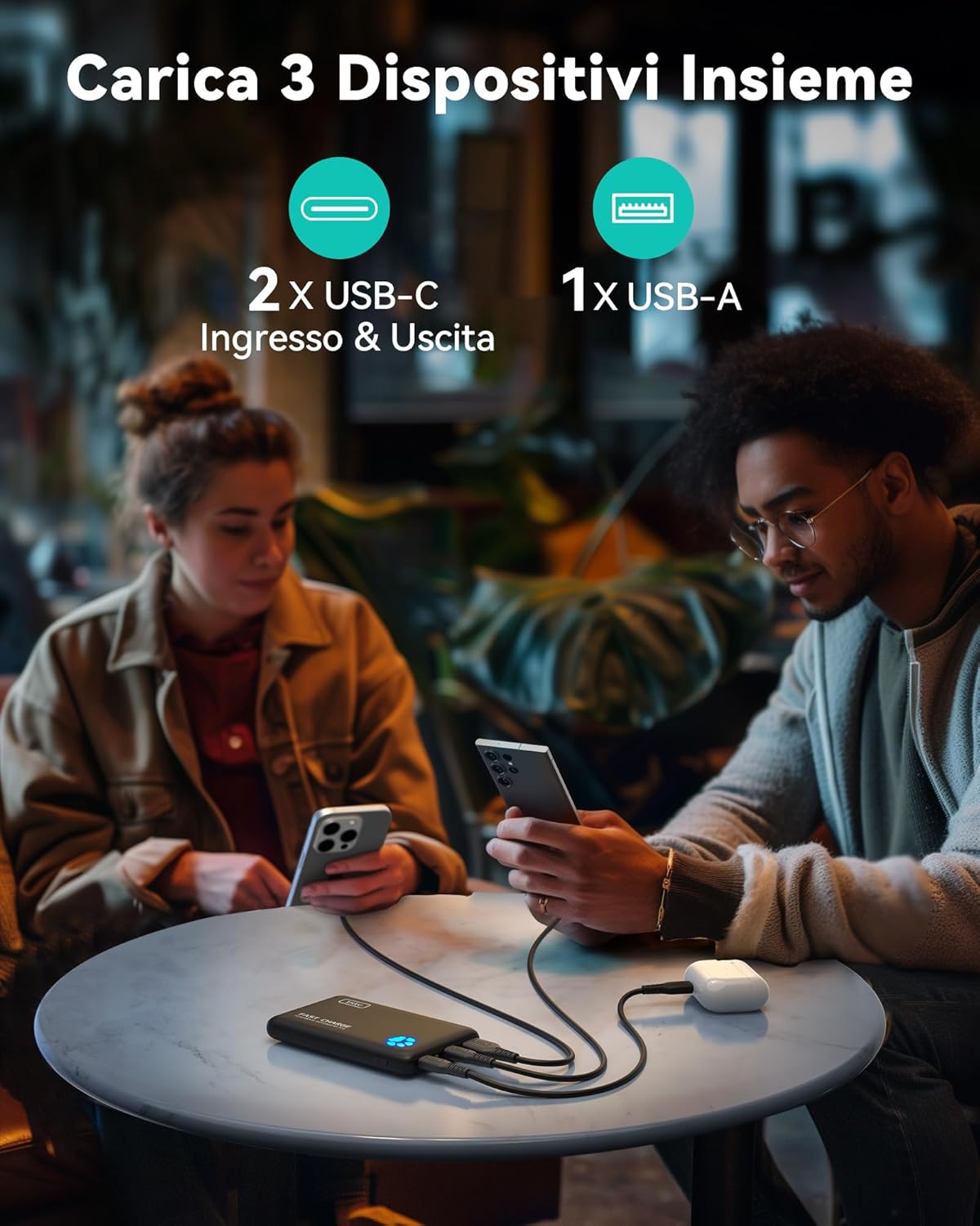 Iniu Power Bank 22.5W 10000mAh Ricarica Rapida - immagine 9