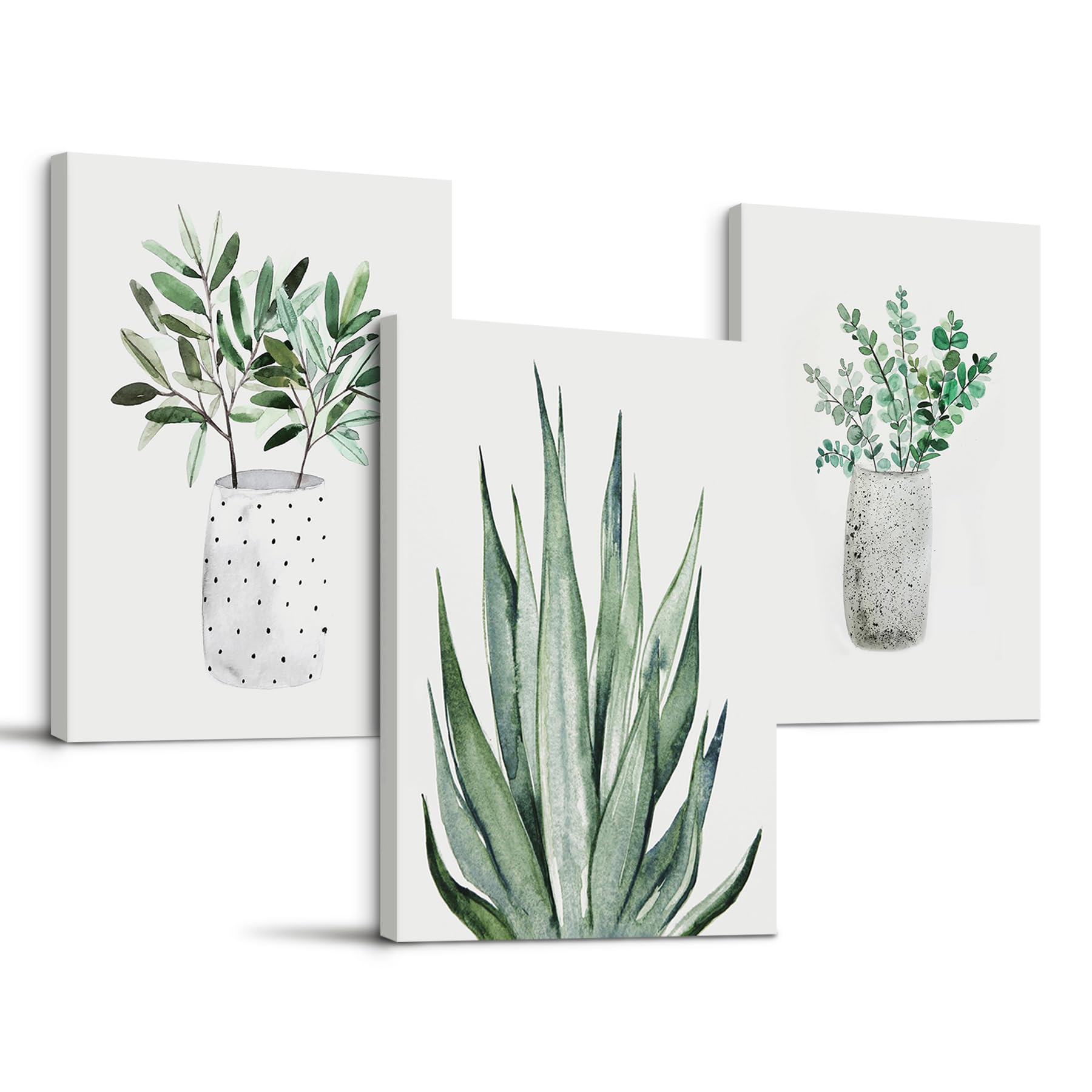 MHARTK66 Quadri Aloe Vera Verdi Moderni Soggiorno, Quadro Natura Decorazioni con Stampa di Arte Moderna Casa Colonica Camera da letto Ufficio Cucina Sala da Pranzo e Bagno