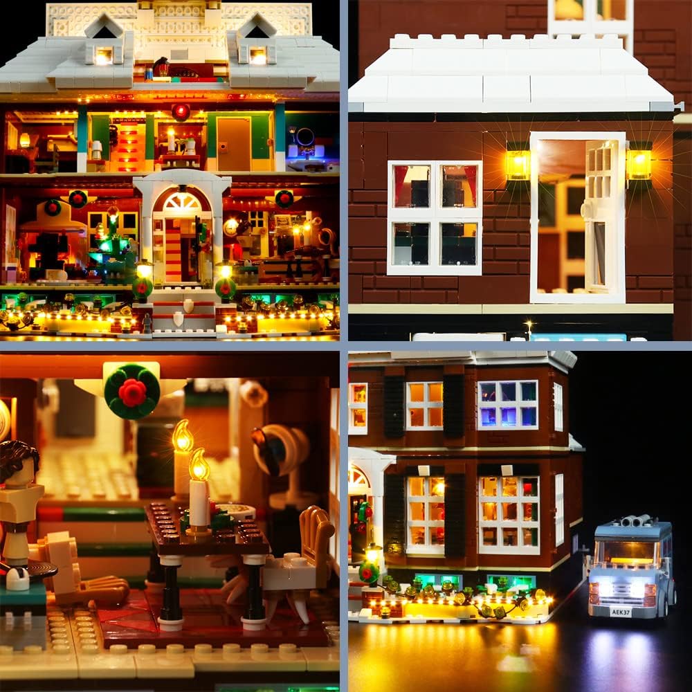 Set Luci LED Compatibile con LEGO Home Alone 21330 - immagine 3