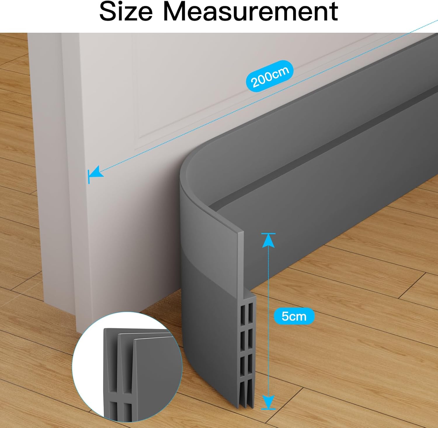 Paraspifferi Sottoporta Blindata (2 pz) - immagine 4