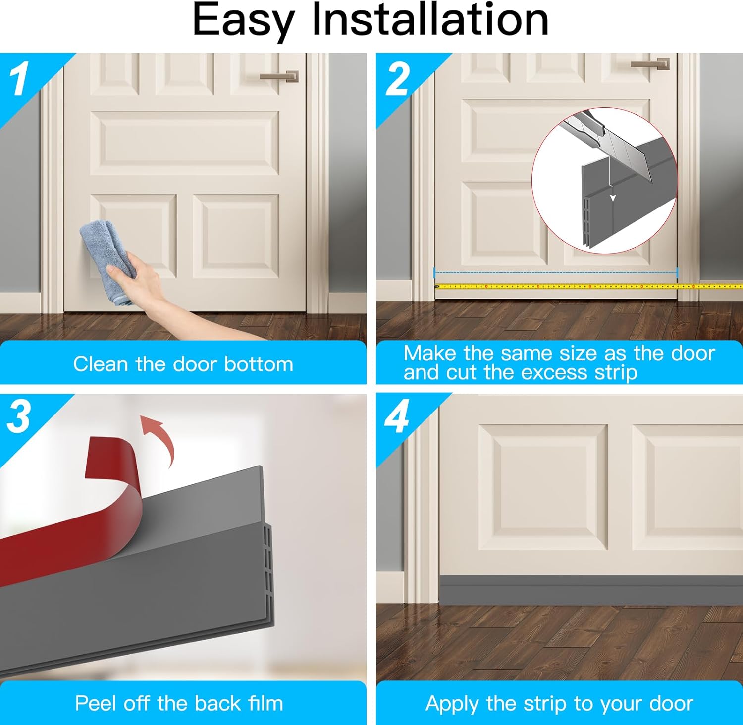 Paraspifferi Sottoporta Blindata (2 pz) - immagine 6